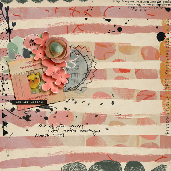 You Are Magical - Rachel Jefferies' Mixed Media MAR 19 Challenge