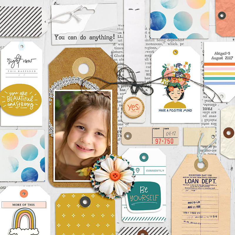 You can do anything! Scrap Gals Make It March Day 25- Tag, You're It! Challenge