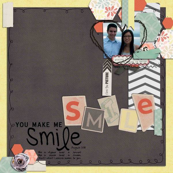 you make me smile.