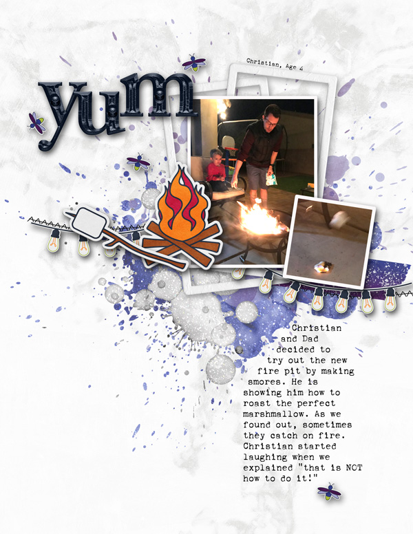 Yum, smores!