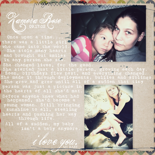 Zamera Rose, my baby