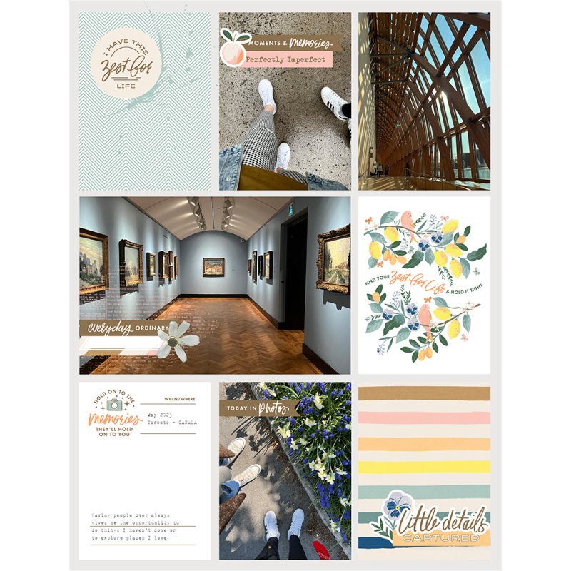 Zest for Life Pocket Page by Larissa