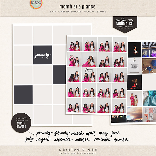 month at a glance