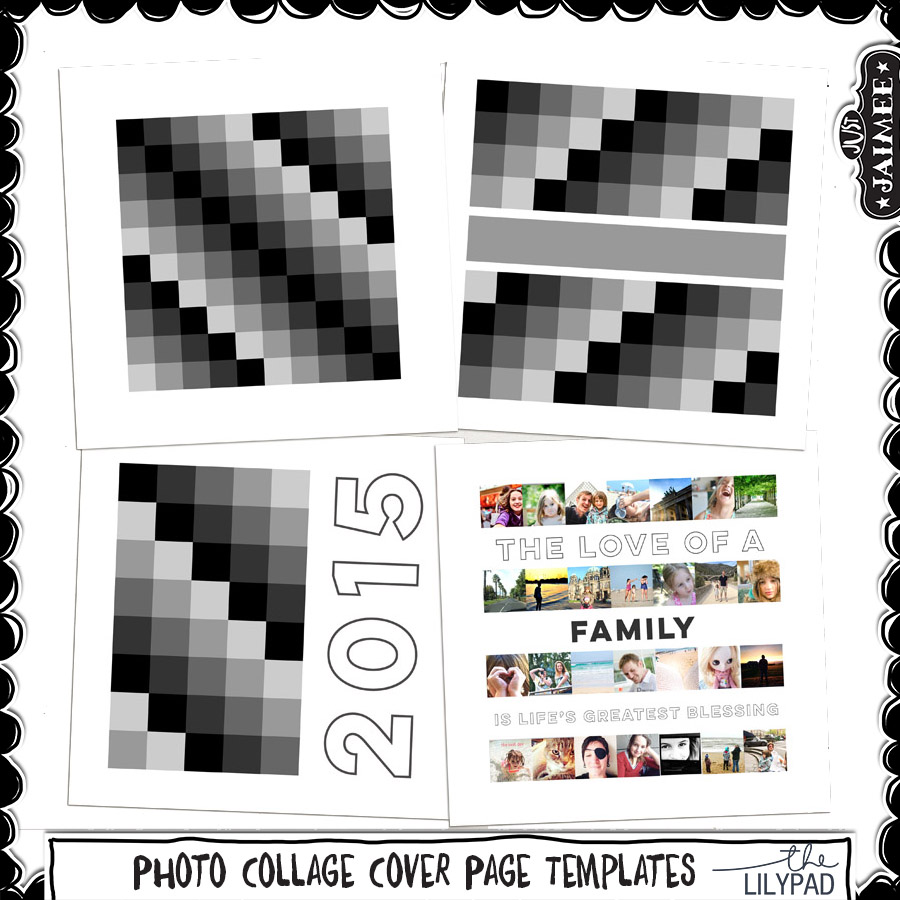 Photo Collage Cover Page Templates