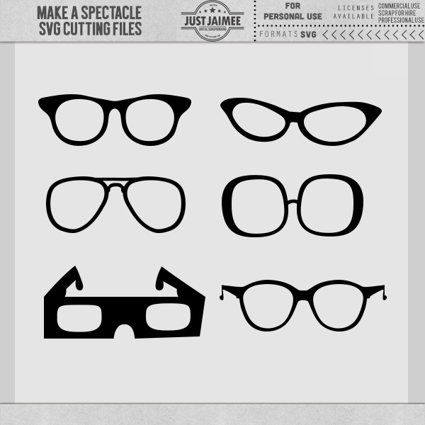 Make a Spectacle Eye Glasses SVG Cutting Files Make a Spectacle Eye Glasses SVG Cutting Files