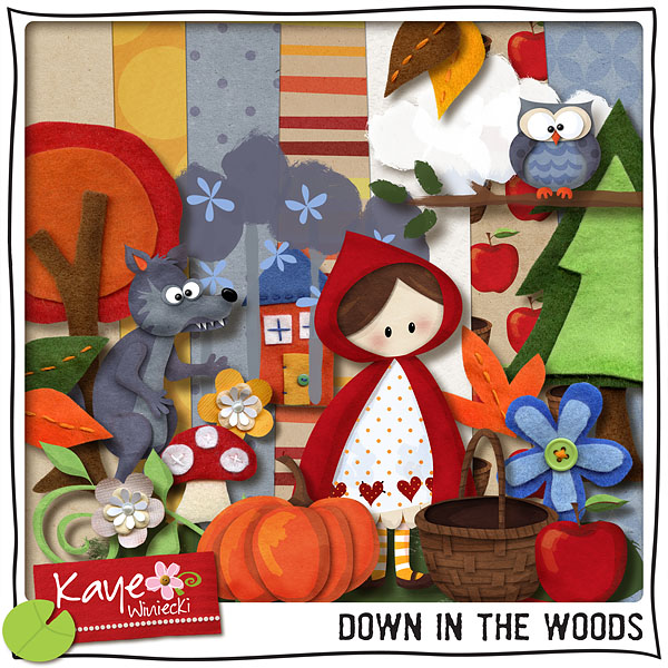 down in the woods