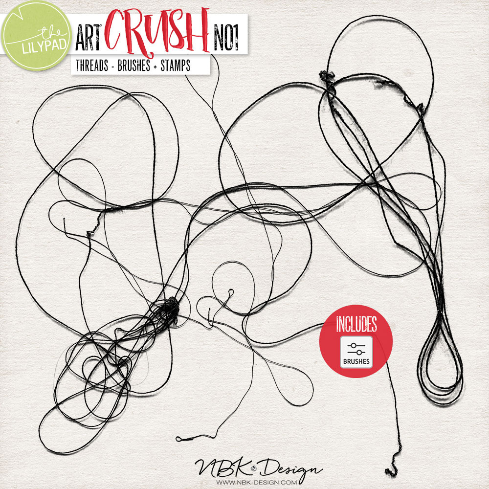 artCRUSH No1 {Threads - Stamps + Brushes} artCRUSH No1 {Threads - Stamps + Brushes}