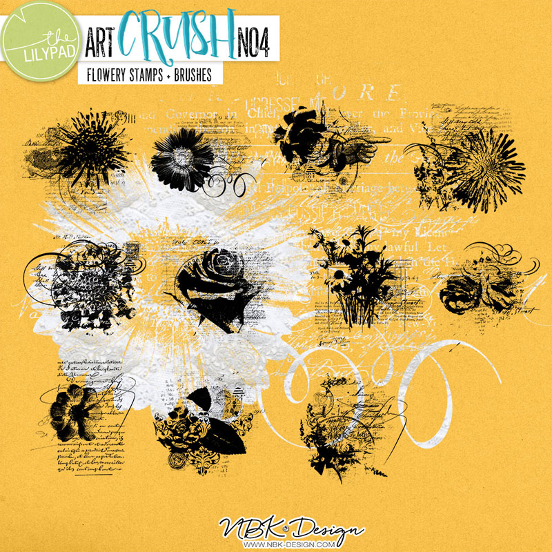 artCRUSH No4 {Painters-Toolbox: Flowery Stamps} artCRUSH No4 {Painters-Toolbox: Flowery Stamps}