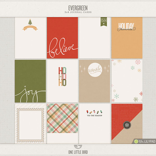 Evergreen Journaling Cards Evergreen Journaling Cards