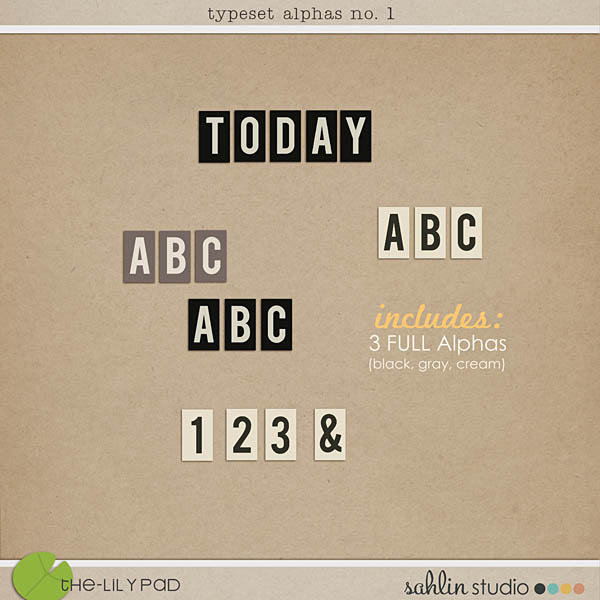 Typeset Alpha No. 1