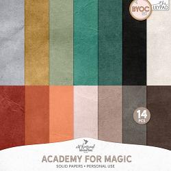 Academy For Magic Solid Papers