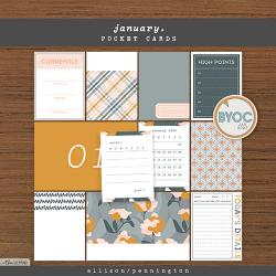January: Pocket Cards