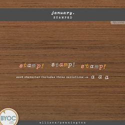 January: Stamped