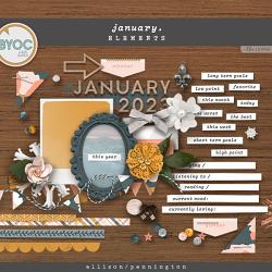 January: Elements