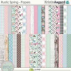 Rustic Spring - Papers Rustic Spring - Papers