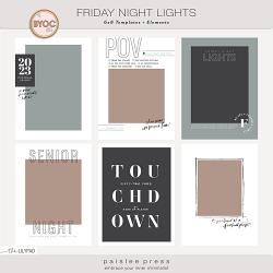 Friday Night Lights 6x8 Templates by paislee press