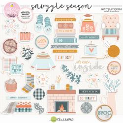 Snuggle Season Stickers by Becca Bonneville