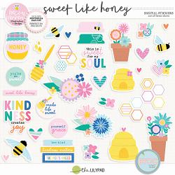 Sweet Like Honey Stickers by Becca Bonneville Sweet Like Honey Stickers by Becca Bonneville