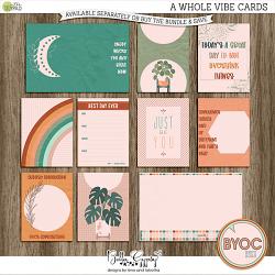 A Whole Vibe Journal Cards