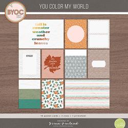 You color my world | pocket cards You color my world | pocket cards