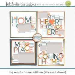 Big Words Home Edition {Dressed Down}