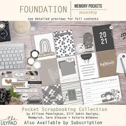 Memory Pockets Monthly: Foundation (2021 edition) Memory Pockets Monthly: Foundation (2021 edition)
