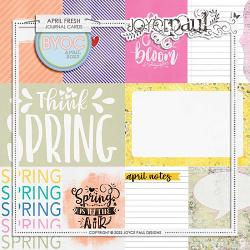 April Fresh - Journal Cards