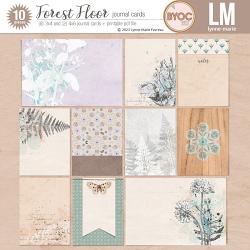 Forest Floor journal cards