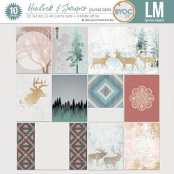 Hemlock & Juniper /journal cards/