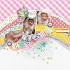 Digital Scrapbook page by Candy Lai