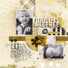Digital Scrapbook layout by EllenT using "Dreams Are Free" collection by Lynn Grieveson
