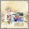 Digital Scrapbook Layout by JaneDee using Dreams are Free Collection by Lynn Grieveson