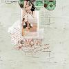Digital Scrapbook layout using "When" collection by Lynn Grieveson