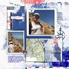 Digital Scrapbook layout by MrsPeel using "Mapped" collection by Lynn Grieveson