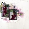 Digital Scrapbook layout by AngelaToucan using "I Wear Many Hats" collection by Lynn Grieveson