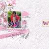 Digital Scrapbook layout by BevG using "Spring Daze" collection by Lynn Grieveson