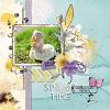 Digital Scrapbook layout by chigirl using "Spring Daze" collection by Lynn Grieveson