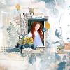 Digital Scrapbook layout by Keepscrappin using "Crowned" collection by Lynn Grieveson