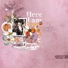 Digital Scrapbook layout by Lynn Grieveson using This is the Moment collection