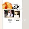 Digital Scrapbook layout by Lynn Grieveson using The Look templates
