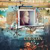 Digital Scrapbook layout by SanVHM using Don't Quit collection