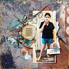 Digital Scrapbook layout by Sherry using Don't Quit collection