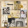 Digital Scrapbook layout by Marijke using Hear My Voice No6 Remembering collection
