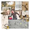 Digital Scrapbook layout by Rachel Jefferies using Hear My Voice No6 Remembering collection