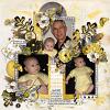 Digital Scrapbook layout by Iowan using Hear My Voice No6 Remembering collection
