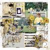 Digital Scrapbook layout by Jan using Hear My Voice No6 Remembering collection