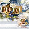Digital Scrapbook layout by Iowan using "My Thoughts"  collection