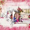 Digital Scrapbook layout by Cassie using Hear My Voice No8 Carol Singing collection