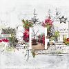 Digital Scrapbook layout by AJM using Hear My Voice No8 Carol Singing collection