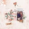 digital scrapbook layout by Dadyusing In My Heart collection